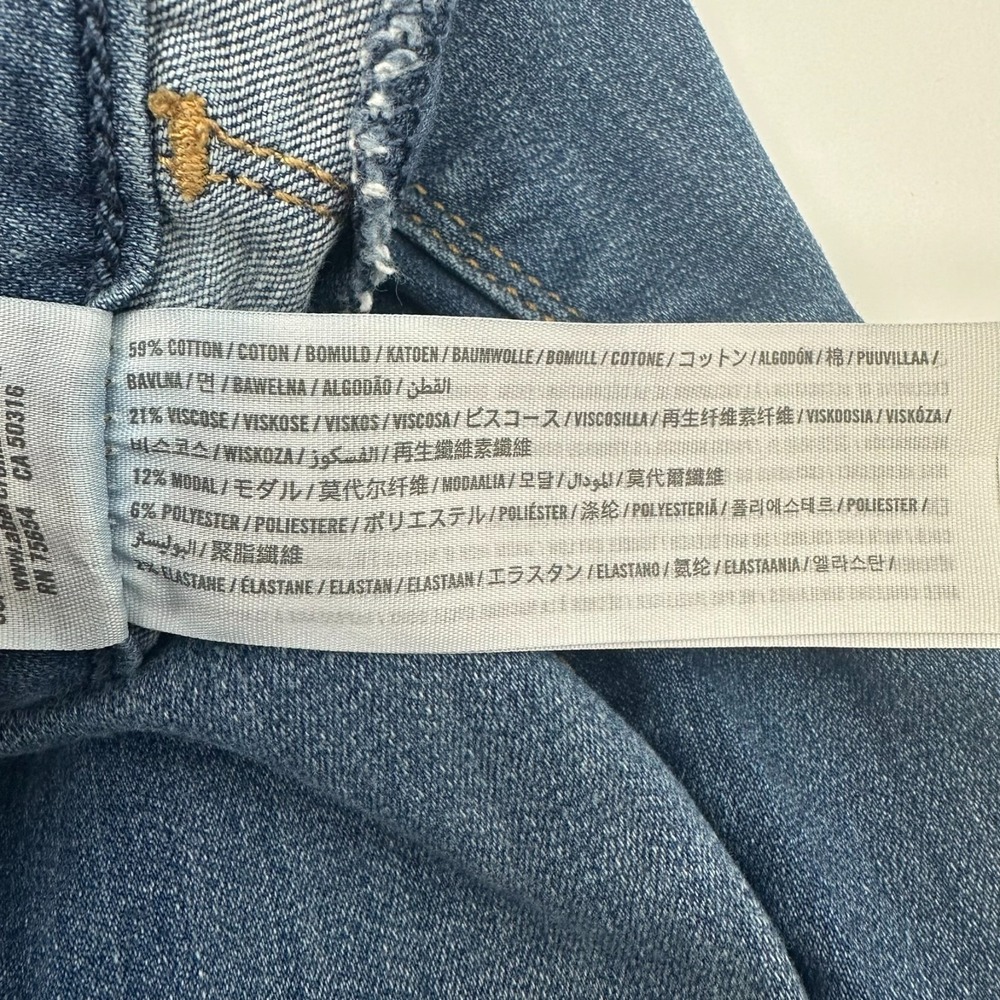 Hollister Jegging Jeans Juniors 1R 25x28 Blue Ultra High Rise Stretch Distressed - Picture 7 of 10